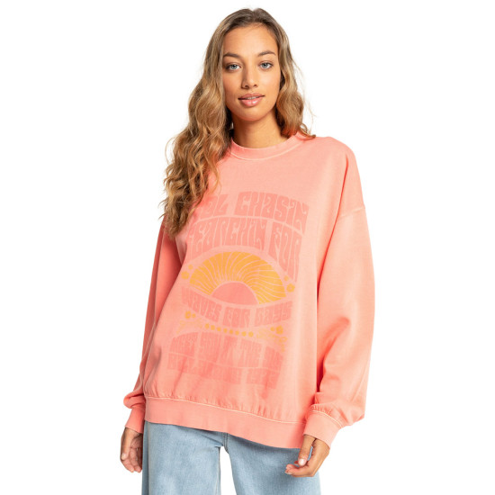 Billabong Γυναικείο φούτερ Ride In - Oversized Sweatshirt for Women